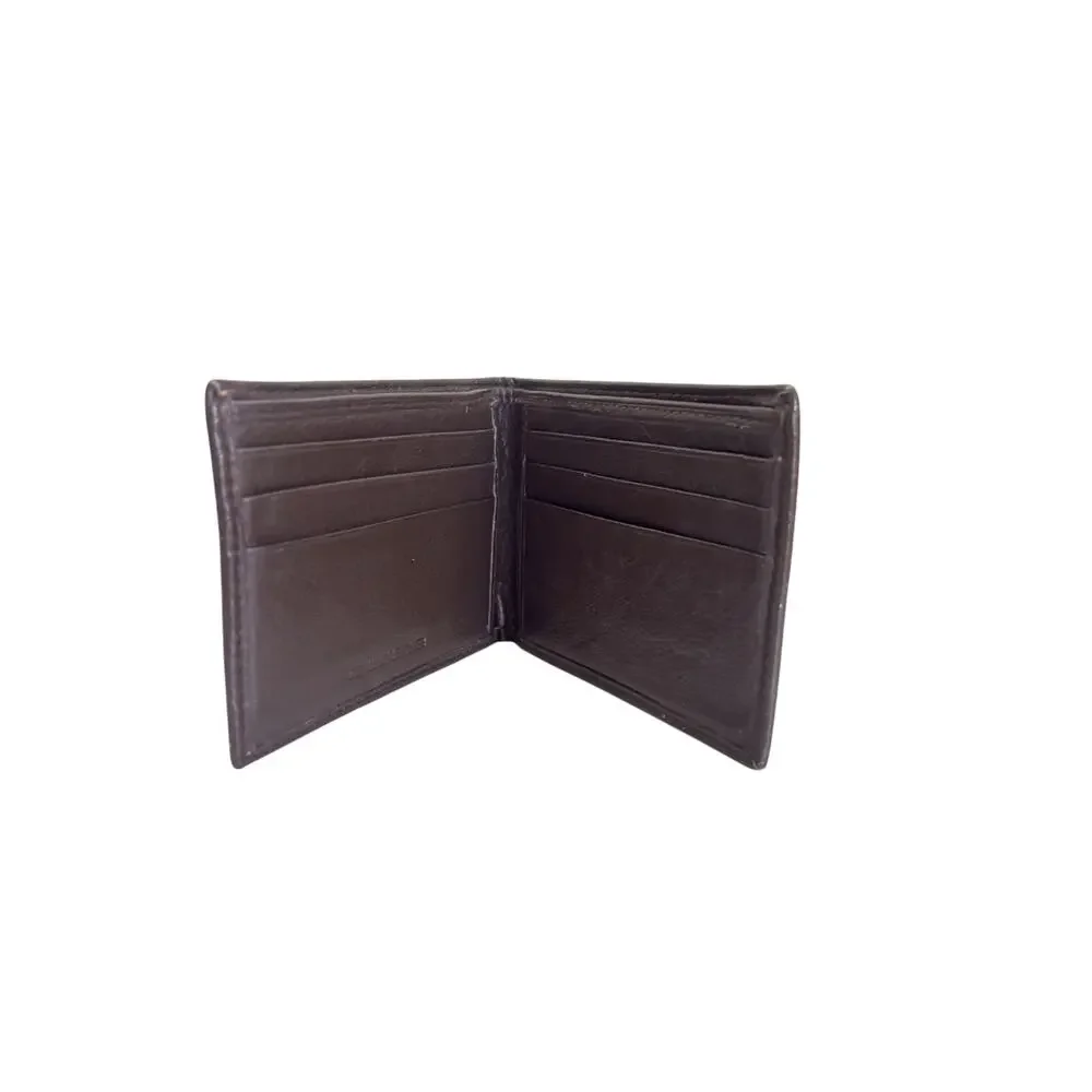 Men’s Leather Bi-Fold Wallet Brown Gift for Him Gift for Dad Christmas Gift